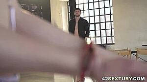 francys belle and kristof cale engage in hard deep anal sex