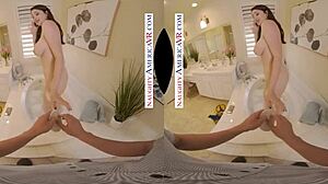 alyx star craves cock in the bathtub teasingly