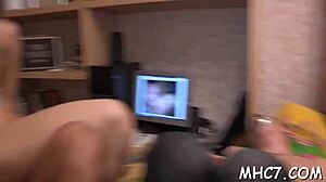 Teen honey gets fucked by her stud