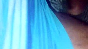 Guy takes off underwear showing dick while masturbating.