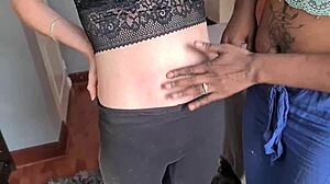 Hey, check this desi slut playing with her petite navel!