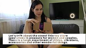 Beauty Anna Fucks Black Dildo