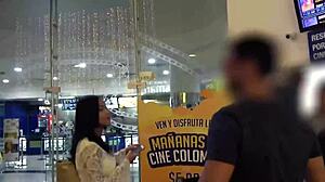 Petite redhead teen with glasses gives sloppy blowjob and creams on huge cock.