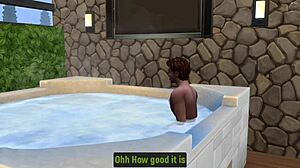 Brother catches his sister masturbating in her room