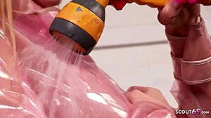 wet clothed cfnm sex for big boobs milf paige ashley in rain jacket