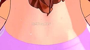 My Naughty Anime Neighbor Flashes Her Natural Tits Seductively