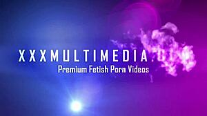 In this freeze fetish, redhead Lizzy Lamb poses as a real doll