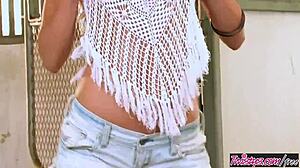 Beautiful Petite Skinny Country Babe Spencer Scott Masturbates Her Clit To Intense Orgasm In Homegrown Solo Video