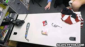 Violet spice obeys officer marcelos' commands