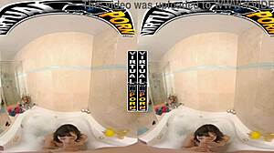 bath time with busty sasha pearl pov