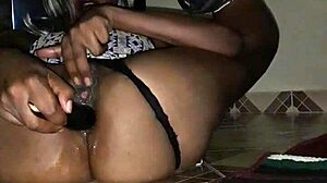 eggplant anal makes me squirt so much my floor is soaked