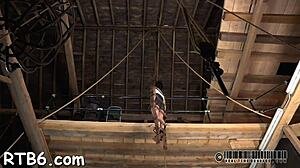 sweet babe freed from cage for rough pounding 😈