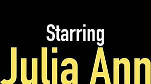 wanna jerk with milf julia ann in sexy pantyhose and lingerie?