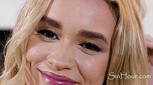 i'm getting intimate with the blonde next door, khloe kingsley giving robby apples a sloppy blowjob