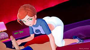 Gwen ben 10 finalmente se divierte en el hotel del amor version adulta