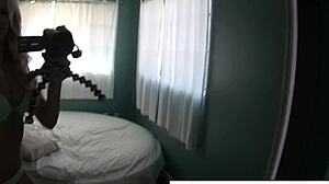 eden adams feels so horny alone masturbating her pussy and ass in close-up