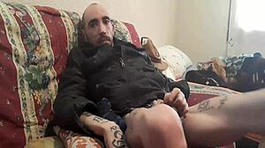 Melvin C masturbates in this gay solo video