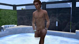 Brother catches his sister masturbating in her room