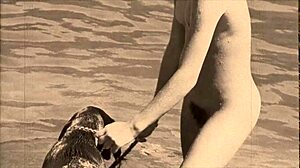Vintage Outdoor Taboo Encounter With Hairy Pussy