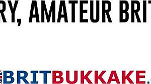 I love watching this lovely babe blow those fat dicks, her big tits bouncing as she sucks.