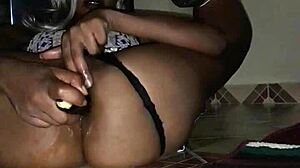 eggplant anal makes me squirt so much my floor is soaked