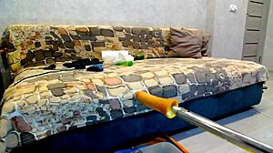 stretching my ass in online webcam chat