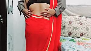 Indisk bhabhi har riktig sex med devar i tydlig hindi-ljud