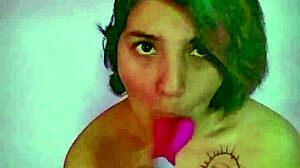 Playing With Dildo And Vibrator For Double Penetration