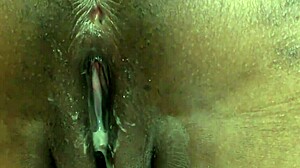 Hey, this interracial amateur ebony gets doggystyle and creampie. So hot!