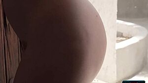 big butt redhead milf erna ohara strips and shows pussy