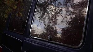 Sexy Nude Blonde Shines in Midnight Car Scene