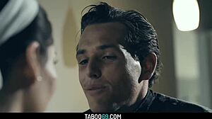 Aria Lee deepthroats and gets pounded hard