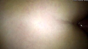 Me and my girlfriend fucking her ass hard.