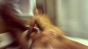 My husband took me to fuck with a well-endowed black guy. I took a beating of cock in DP.