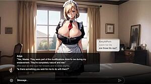 Erotic Story Sexy With Obedient Big Tits Blonde Maid Anya Ai Sexting Roleplay!