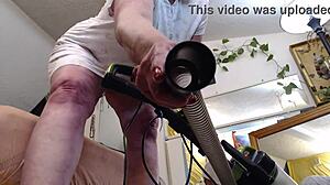 Look at me vacuuming with no panties on!