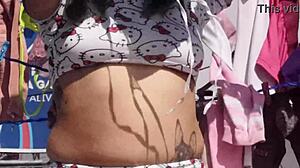 My mexican neighbor's big ass causes erection!