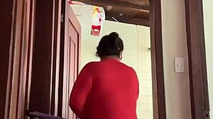 my neighbor is in the bathroom