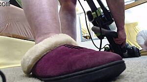 Look at me vacuuming with no panties on!