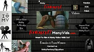 Wife Teases Hubby With Big Black Cock Handjob