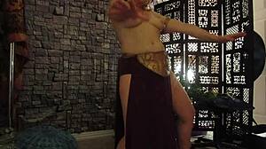 i danced my pussy as hotwife steffi princess in halloween cosplay