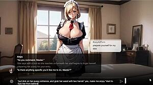 Erotic Story Sexy With Obedient Big Tits Blonde Maid Anya Ai Sexting Roleplay!