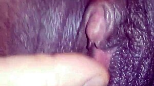 Fingering Young Black Teen Pussy