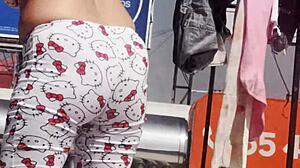 My mexican neighbor's big ass causes erection!