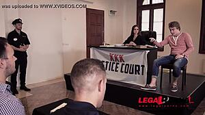 Xtreme Orgy in Jail with Cathy Heaven?