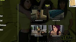 Wvm 28 purple haired teen 18+ strips naked in homemade cartoon scene