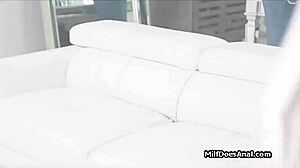 Busty Milf Enjoys Butt Plug While Blowing Dick