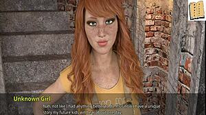 Wvm 28 purple haired teen 18+ strips naked in homemade cartoon scene