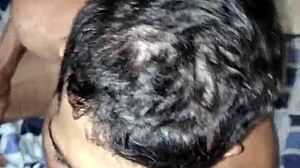 On the STREET, this amateur guy discovers a GLORYHOLE and starts SUCKING a MONSTER COCK BAREBACK.