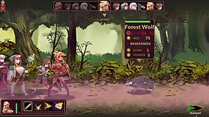 Jessica Curse Plays Hentai With Lesbian Masturbation